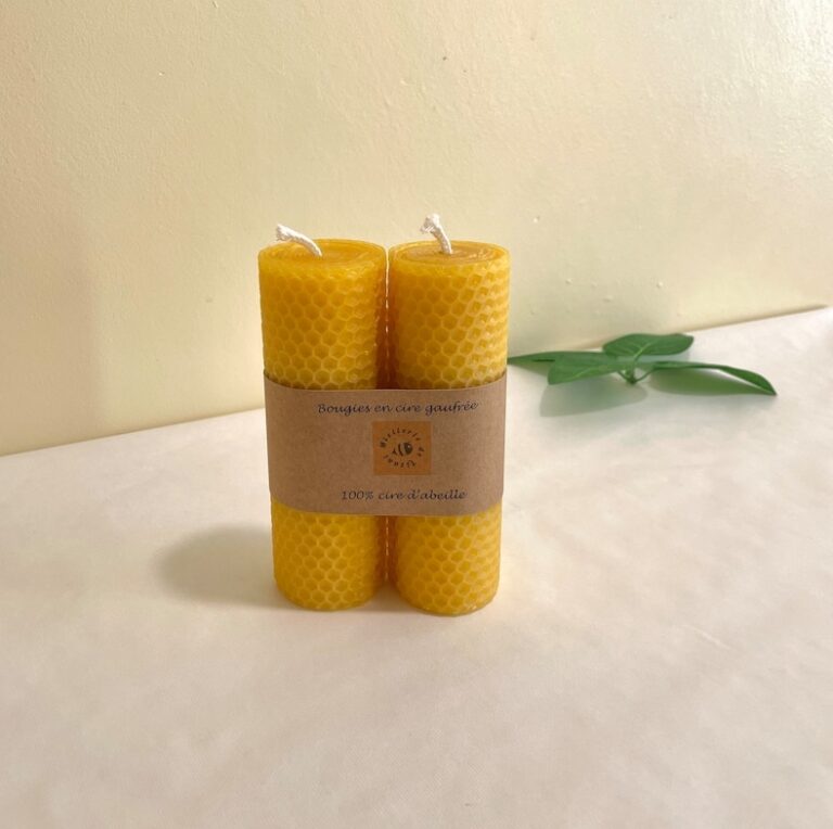 Bougies en cire d'abeille